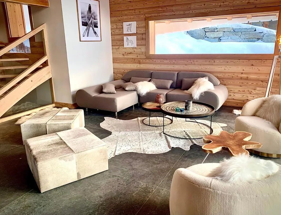 Chalet Naïga — Montgenèvre — mobilier sur mesure HCI, photo 6