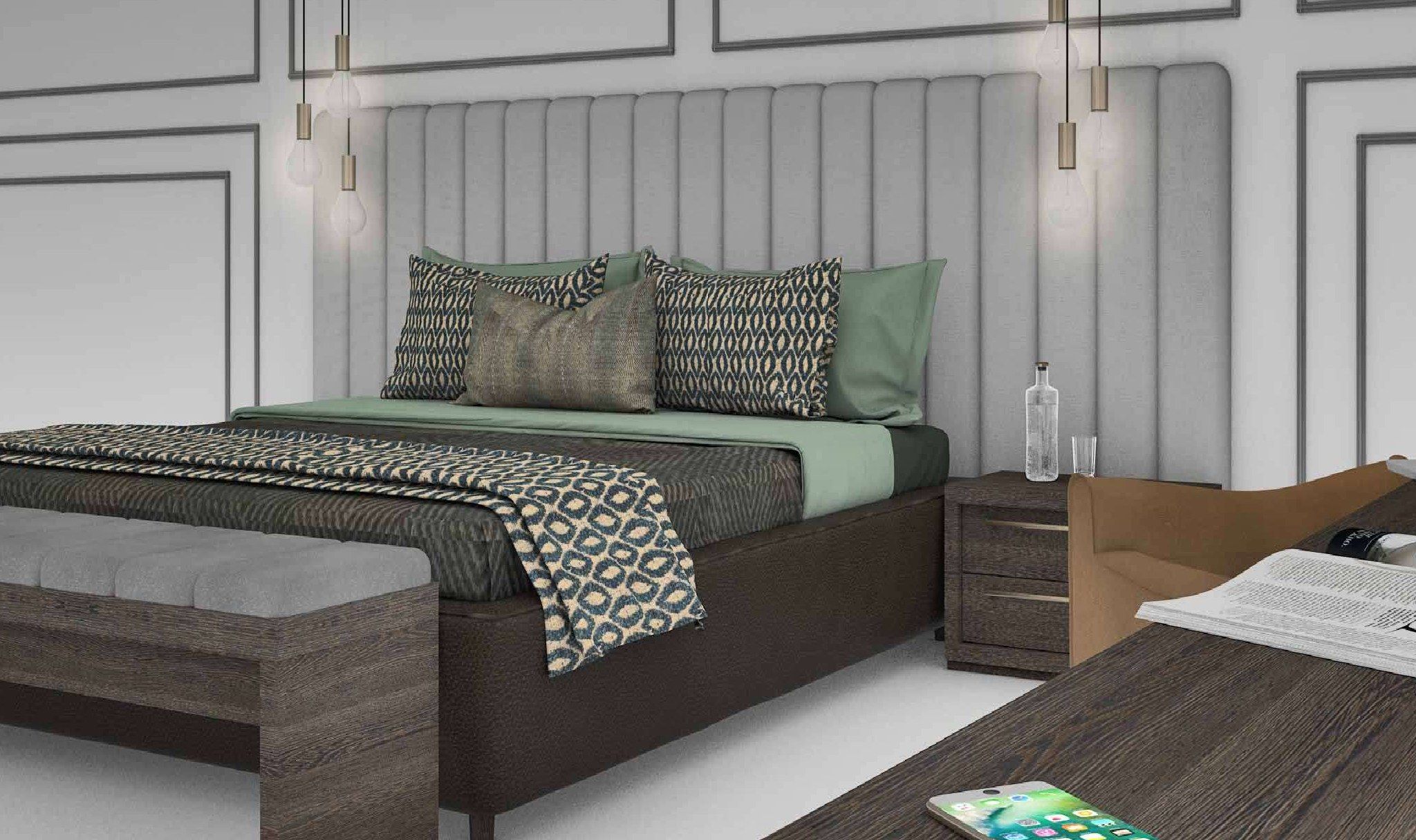 Chambre d’hôtel collection Business — mobilier hôtelier sur mesure, style élégance affaires