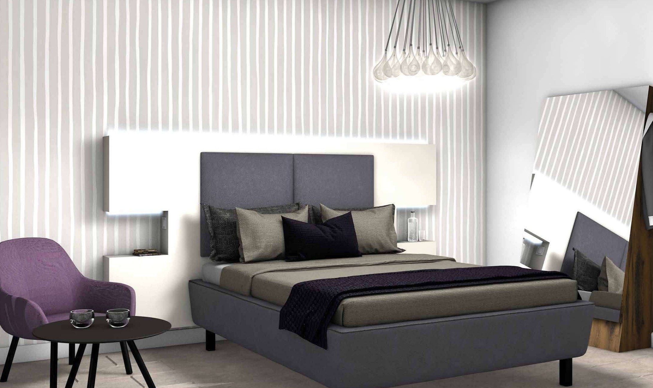 Chambre d’hôtel collection Dream — mobilier hôtelier sur mesure, style douceur contemporaine